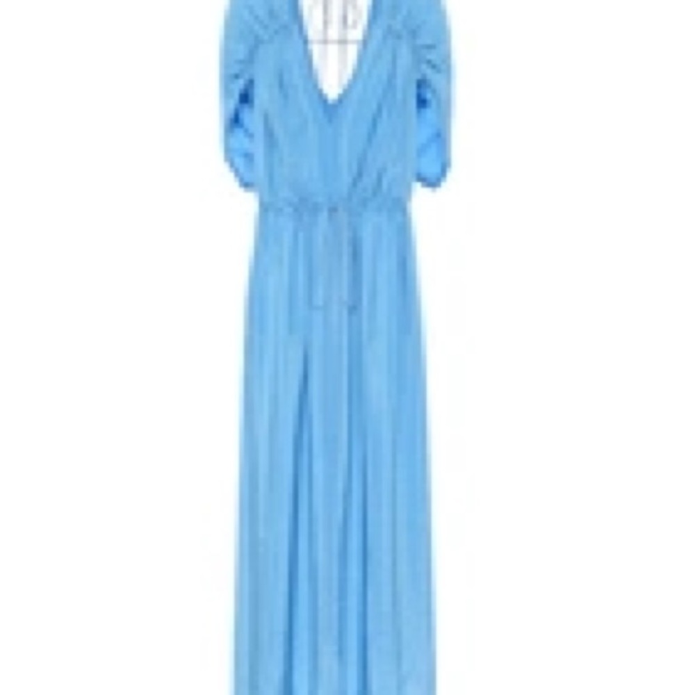 Stunning Cameo Blue Maxi Dress by top Designer Stella McCartney - Picture 4 of 7